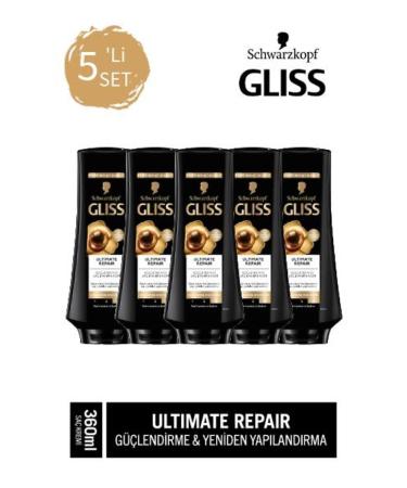 Gliss Ultimate Repair Conditioner 360ml x Set of 5