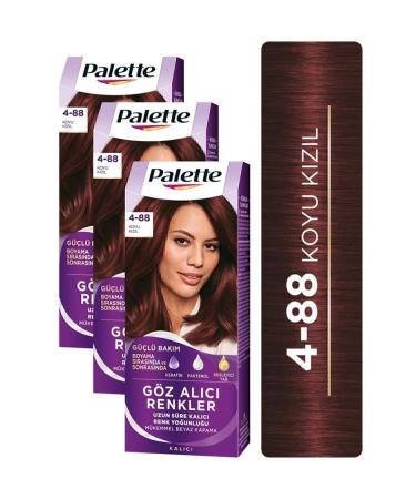 Eye-Catching Colors in Palette 4-88 Dark Red X3 Pieces