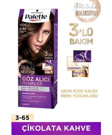 Eye-Catching Colors in Palette Chocolate Brown 3-65 Hair Dye