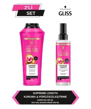 Gliss Supreme Length 400 ml Hair Conditioner 360 ml Liquid Hair Conditioner 200 ml
