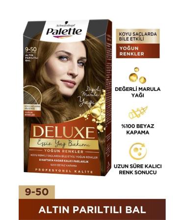 Palette Deluxe Intense Colors 9-50 Golden Shimmer Honey X 2 Hair Dye - Buy Online on GoSupps.com
