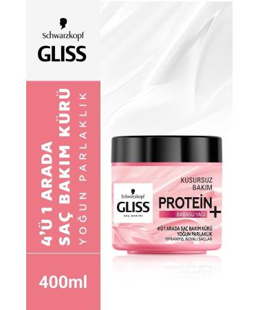 Gliss 4 in 1 Intense Shine Hair Care Cure - With Babasu Oil 400 ml