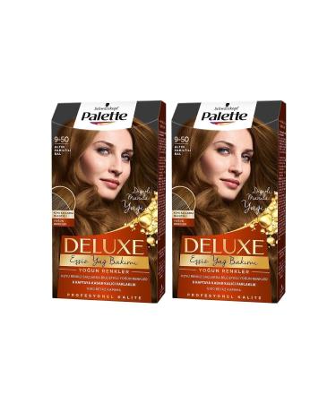 Palette Deluxe Intense Colors 9-50 Golden Shimmer Honey X 2 Hair Dye