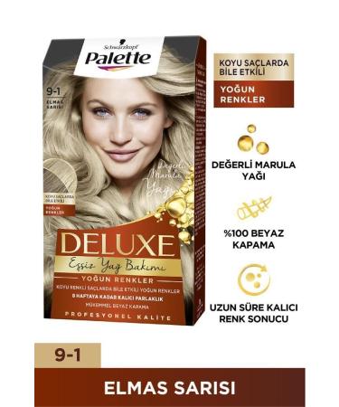 Palette Deluxe Intense Colors 9-1 Diamond Blonde X 2 Hair Dye - Buy Online on GoSupps.com