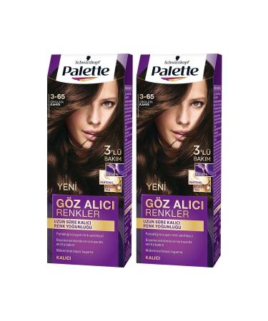 Eye-Catching Colors in Palette 3-65 Chocolate Brown X 2 Pieces