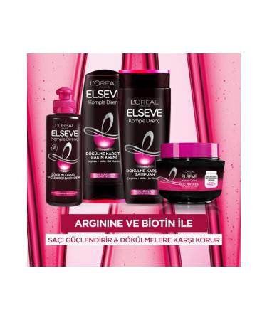 L'Oreal Paris L'Or al Paris Elseve Complete Resistance Anti-Hair Loss 2 in 1 Shampoo 360 ml - Buy Online on GoSupps.com