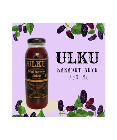 ULKUFOOD Black Mulberry Juice 250 ml - Box of 6