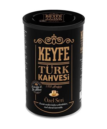 Keyfe Premium Special Series 0 Arabica Tin Turkish Coffee 250 G