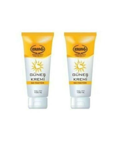 Ersa 50 Factor Sun Cream 2x100 Ml