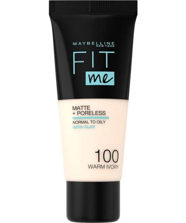 Shesh New York Fit Me Matte Poreless Foundation - 100 Warm Ivory (30 ML)