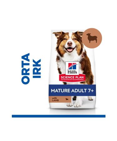 Hill's SCIENCE PLAN Lamb and Rice Medium Breed +7 Year Old Dog Food 14 Kg