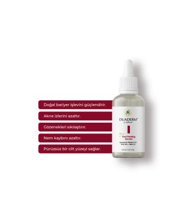 Duaderm Anti-Acne Repairing Red Peeling Serum (AHA 10% BHA 2% Liposomal VitE 1%) 30ml - Buy Online on GoSupps.com