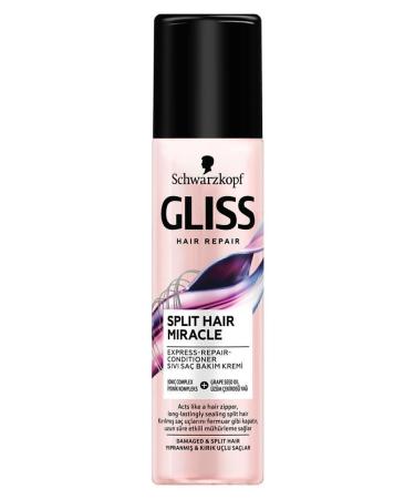 Gliss Split Hair Miracle Liquid Conditioner 200 ml X 3 Pieces - Buy Online on GoSupps.com