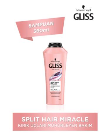 Gliss Schwarzkopf Gliss Split Hair Miracle Shampoo 360 Ml