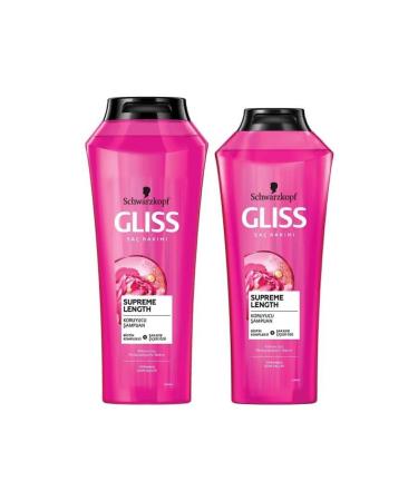 Gliss Supreme Length Long Hair Special Shampoo 500 ML and 400 ml 2-pack