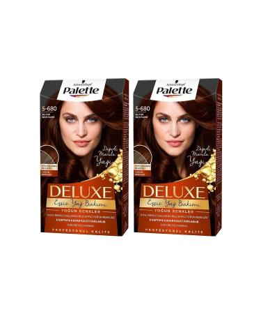 Palette Deluxe Intense Colors 5-680 Golden Chestnut X 2 Hair Dye