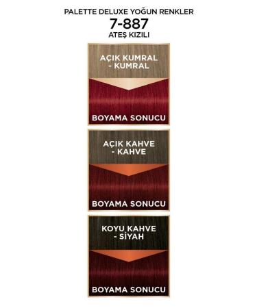 Palette Deluxe Intense Colors 7-887 Fire Red X 2 Hair Dye - Buy Online on GoSupps.com