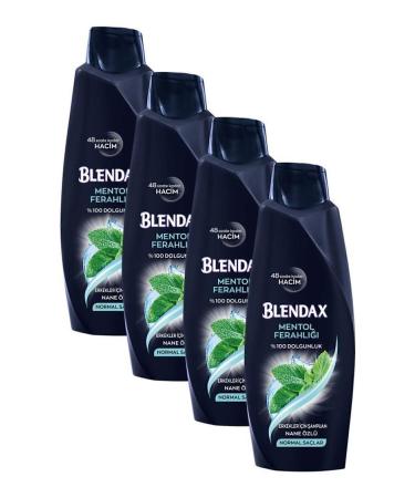 Blendax Menthol Shampoo 500 ml X 4 Pcs