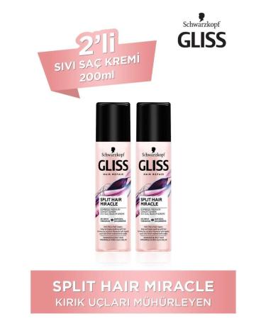 Gliss Split Hair Miracle Liquid Conditioner 200 ml X 2 Pieces