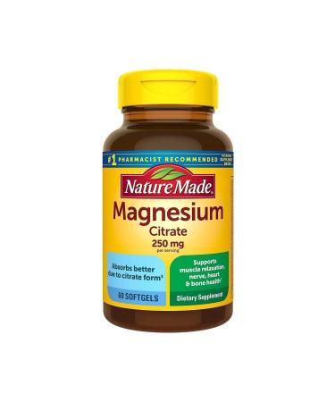 Nature Made Magnesium Citrate 250 Mg 60 Softgel