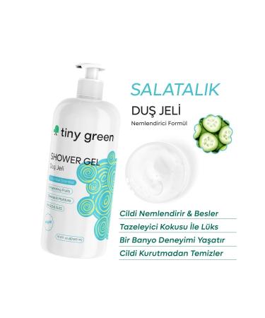 tiny green shower gel cucumber 500 ml - Buy Online on GoSupps.com