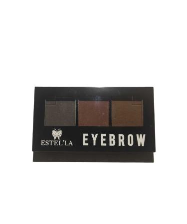 the winner shop ESTEL'LA - Eyebrow 3 Matte Color Eyebrow Shadow - Buy Online on GoSupps.com