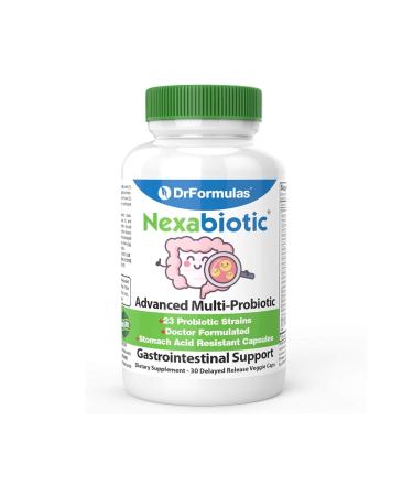 DR Drformulas Nexabiotic 23 Multi Probiotic For Women And Men 17.25 Billion Cfu 30 Vegan Capsules