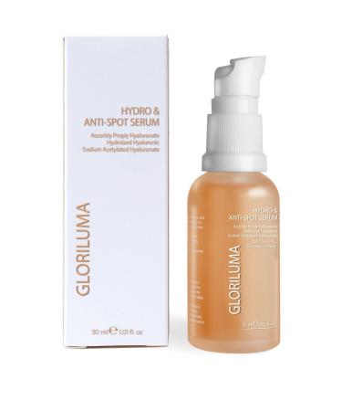 Gloriluma Anti-Blemish Brightening Moisturizing Vitamin C Serum Vitamin C 2% Hyaluronic Acid Ferulic Acid - Buy Online on GoSupps.com