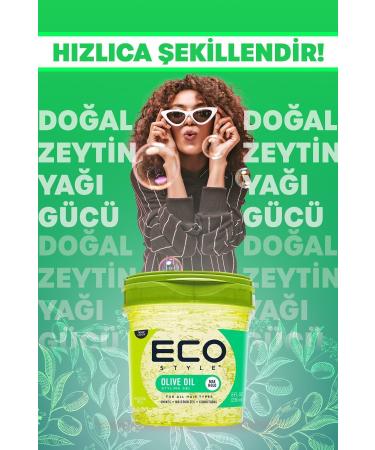 ECO Style Olive Oil Nourishing Hair Styling Gel Maximum Hold 236ml Olive Oil Styling Gel Max Hold - Buy Online on GoSupps.com