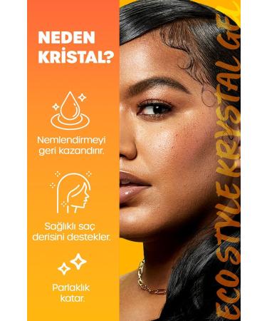 ECO Style Crystal UV Protection Full and Voluminous Styling 236ml Krystal Styling Gel - Buy Online on GoSupps.com