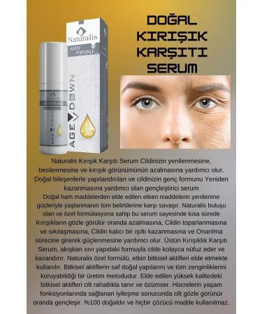 Naturalis Natural Anti-Wrinkle Serum - Buy Online on GoSupps.com