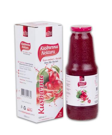 Kayseri Pazari Rosehip Nectar 1000 ml Glass Bottle