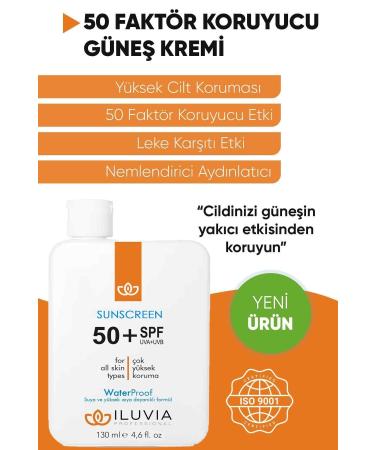 iluvia Anti-Spot Skin Tone Equalizer High Protection Face and Body Sun Cream 50 Spf 130 ml - Buy Online on GoSupps.com