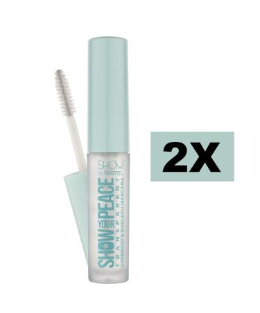 Show by Pastel Show Your Peace Transparent Eyebrow & Eyelash Mascara - 2 Pieces Transparent Eyebrow and Eyelash Mascara