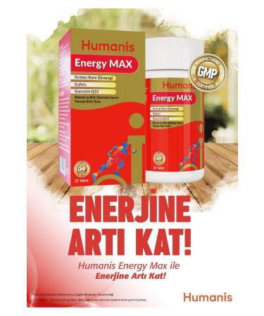 Humanis Energy Max Vitamin & Mineral 30 Tablet Energy