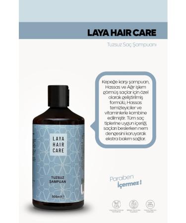 laya hair care Anti-dandruff Effective Damaged Hair Care Shampoo Japanese Rose Extract Salt-free Biotin Additive 500ml - Buy Online on GoSupps.com
