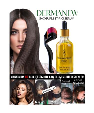 dermanew hair Dermanewhair Hair Thickening Lotion for Women / 1 Lotion Roller / 1x50ml