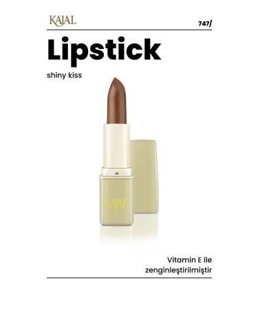 KAJAL Shiny Chestnut Lipstick & Shiny Chestnut Lipstick - No: 747