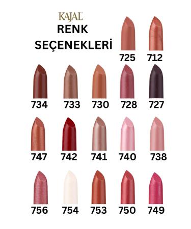 KAJAL Dark Rose Lipstick - Rosewood Lipstick - No: 770 - Buy Online on GoSupps.com