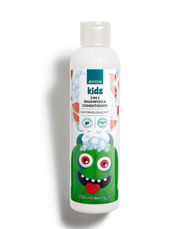 Avon Kids 2 in 1 Watermelon Scented Children's Hair Conditioner and Shampoo 200 Ml.