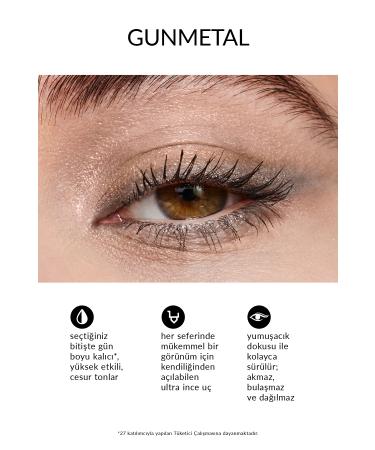 Avon Glimmerstick Metallic Eyeliner Pencil Gunmetal - Buy Online on GoSupps.com