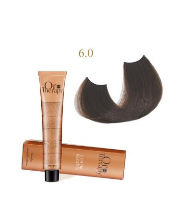 Fanola Oro Therapy 24k Color Keratin With Gold & Argan Oil 100ml (ammonia Free) 6.0 Dark Blonde