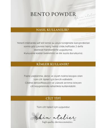 Skin Atelier Anti-Acne and Blackhead Pore Tightening Natural Bento Clay Mask 150 Ml - Buy Online on GoSupps.com