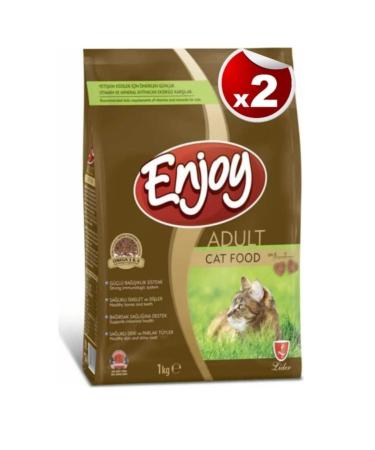 Enjoy Chicken Meat Cat Food 1 kg x 2 Pieces