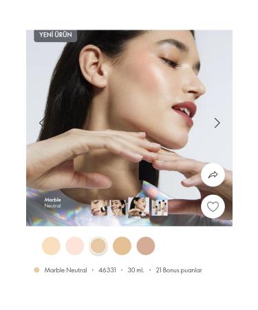 Oriflame The ONE Illuskin Glow Reflective Foundation marble neutral - Buy Online on GoSupps.com