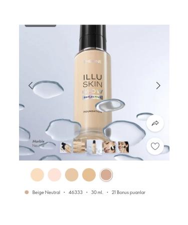 Oriflame The ONE Illuskin Glow Reflective Foundation beige neutral - Buy Online on GoSupps.com