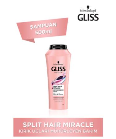 Gliss Schwarzkopf Gliss Split Hair Miracle Shampoo 500 Ml