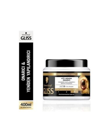 Gliss 4 in 1 Repairing & Restructuring Hair Care Mask Ultimate Repair 400 ml