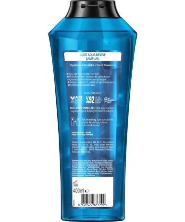 Gliss Aqua Revive Restructuring Shampoo 400 ml X 3 Pieces - Buy Online on GoSupps.com