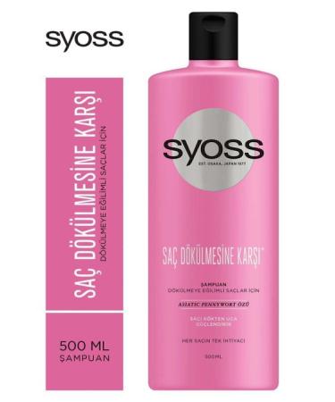 Syoss Anti Hair Loss Shampoo 500 ml - Effective Hair Loss Prevention